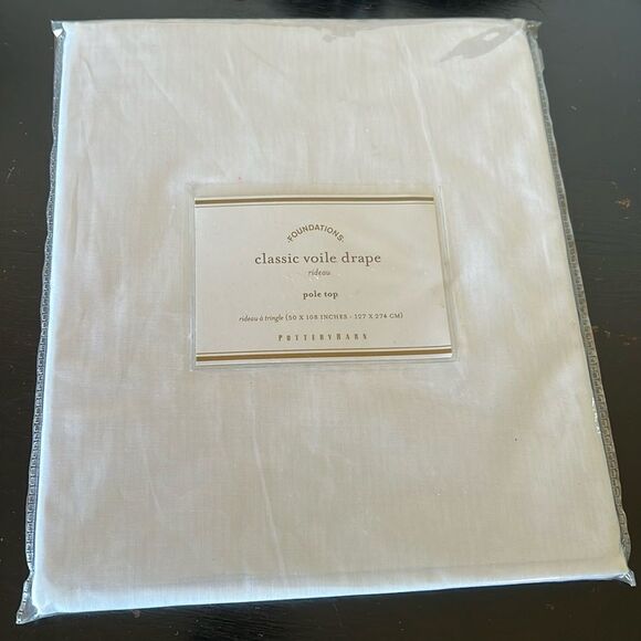 Pottery Barn Classic Voile Sheer Curtain